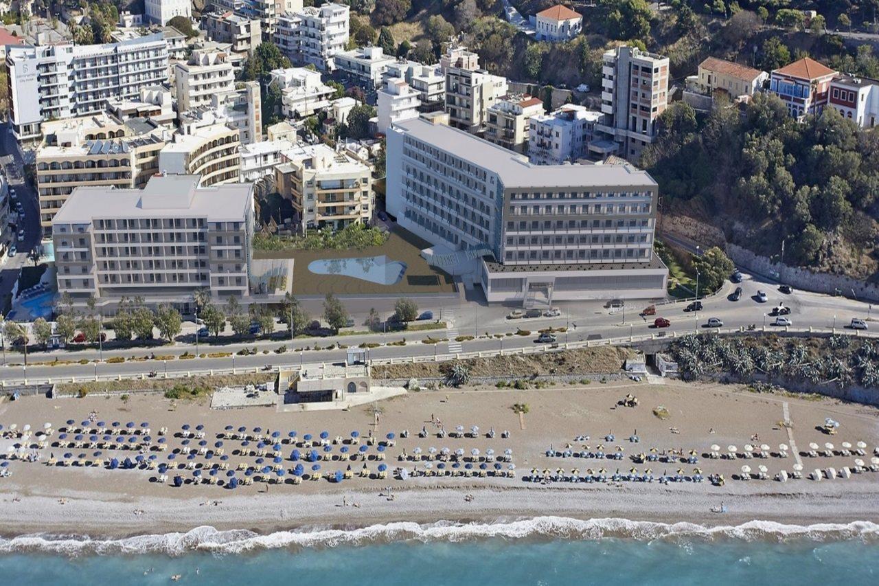 Hotel Belvedere Beach Rhodes City Exterior photo